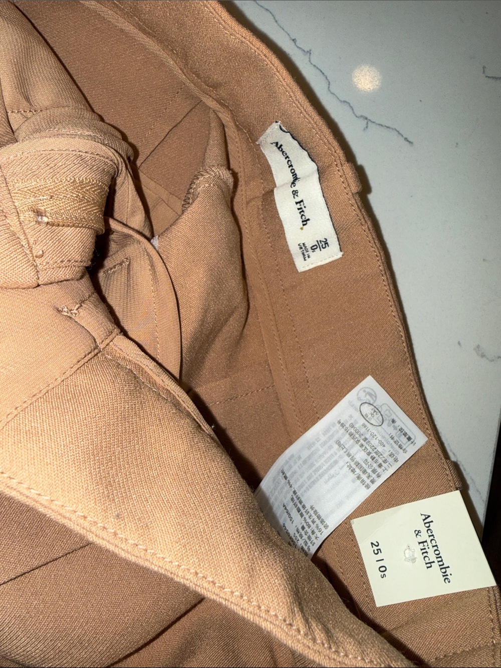 NEW A&F Tailored Wide Leg Pant - Picture 8 of 12